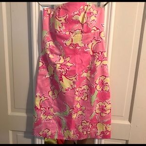 Strapless Lily Pulitzer size 00 dress